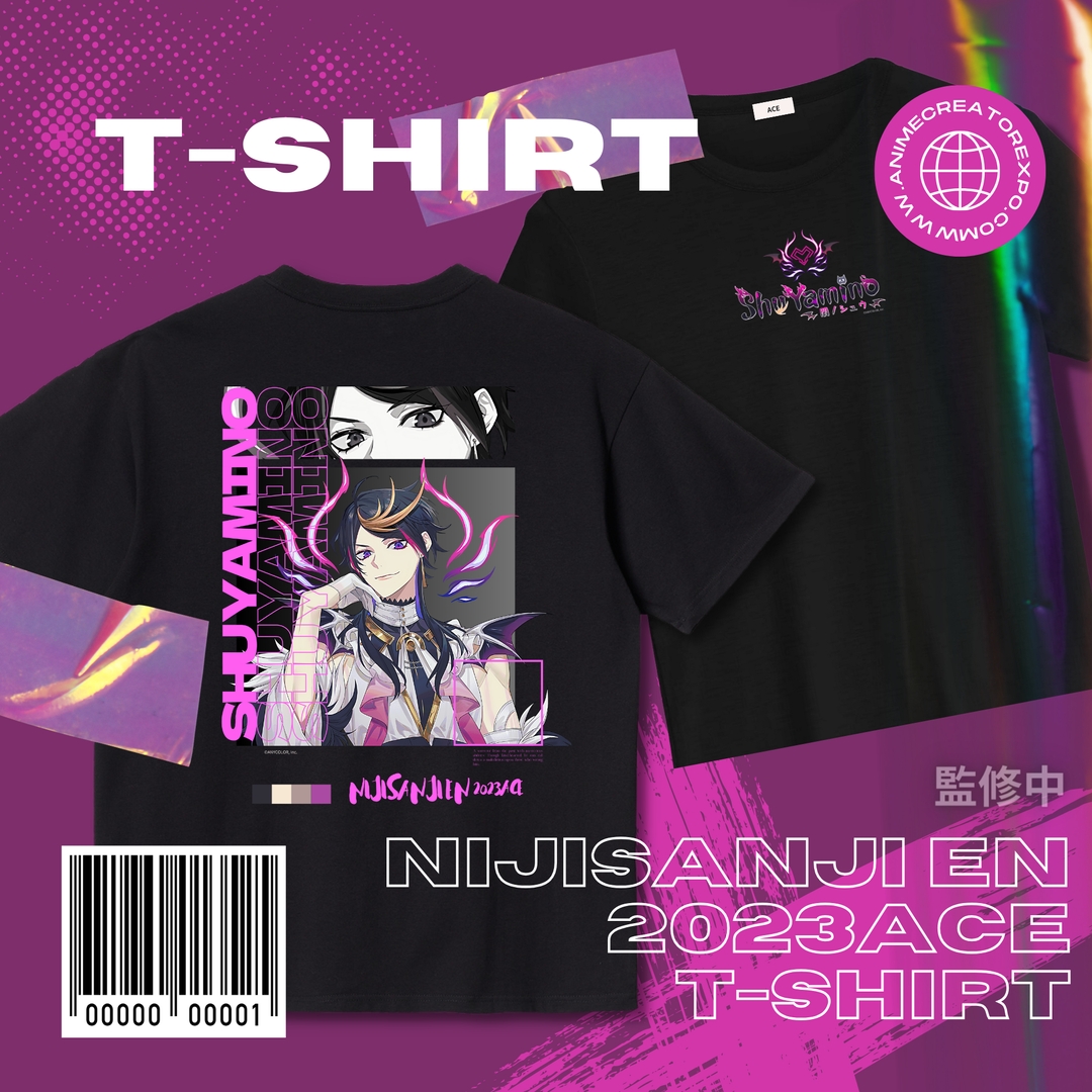 T-shirt (Shu Yamino款) | 2023ACE x NIJISANJI EN 超級舞台見面會