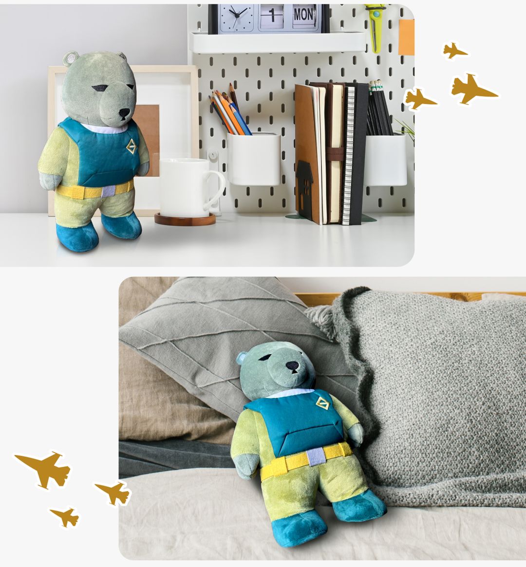 <p class="ql-align-center"><span style="background-color: transparent;">小巧身軀，不管是辦公桌、書桌、床頭櫃、小沙發...</span></p><p class="ql-align-center"><span style="background-color: transparent;">小空間內也能有萌猛勇士陪伴你！</span></p>