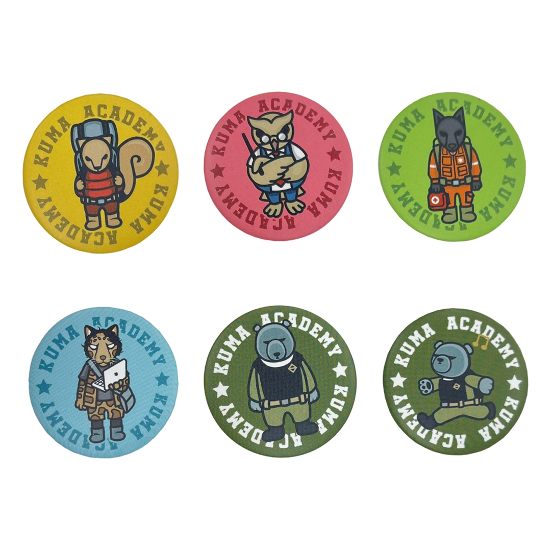 （活動限定)黑熊好朋友徽章組