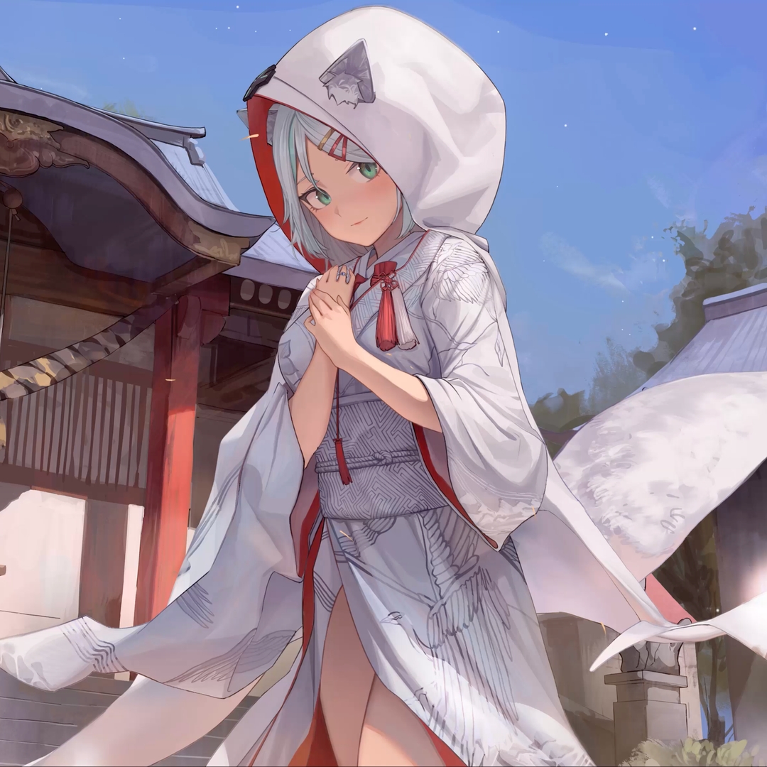 【浠Mizuki】 動態電子桌布-白無垢