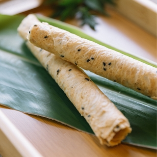 隨野家手工友善雞蛋捲 【胚芽芝麻】【海苔芝麻】【木柵鐵觀音茶口味】盒裝※六盒免運※