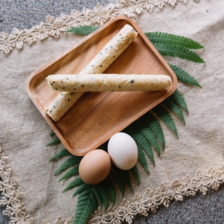 隨野家手工友善雞蛋捲 【胚芽芝麻】【海苔芝麻】【木柵鐵觀音茶口味】盒裝※六盒免運※