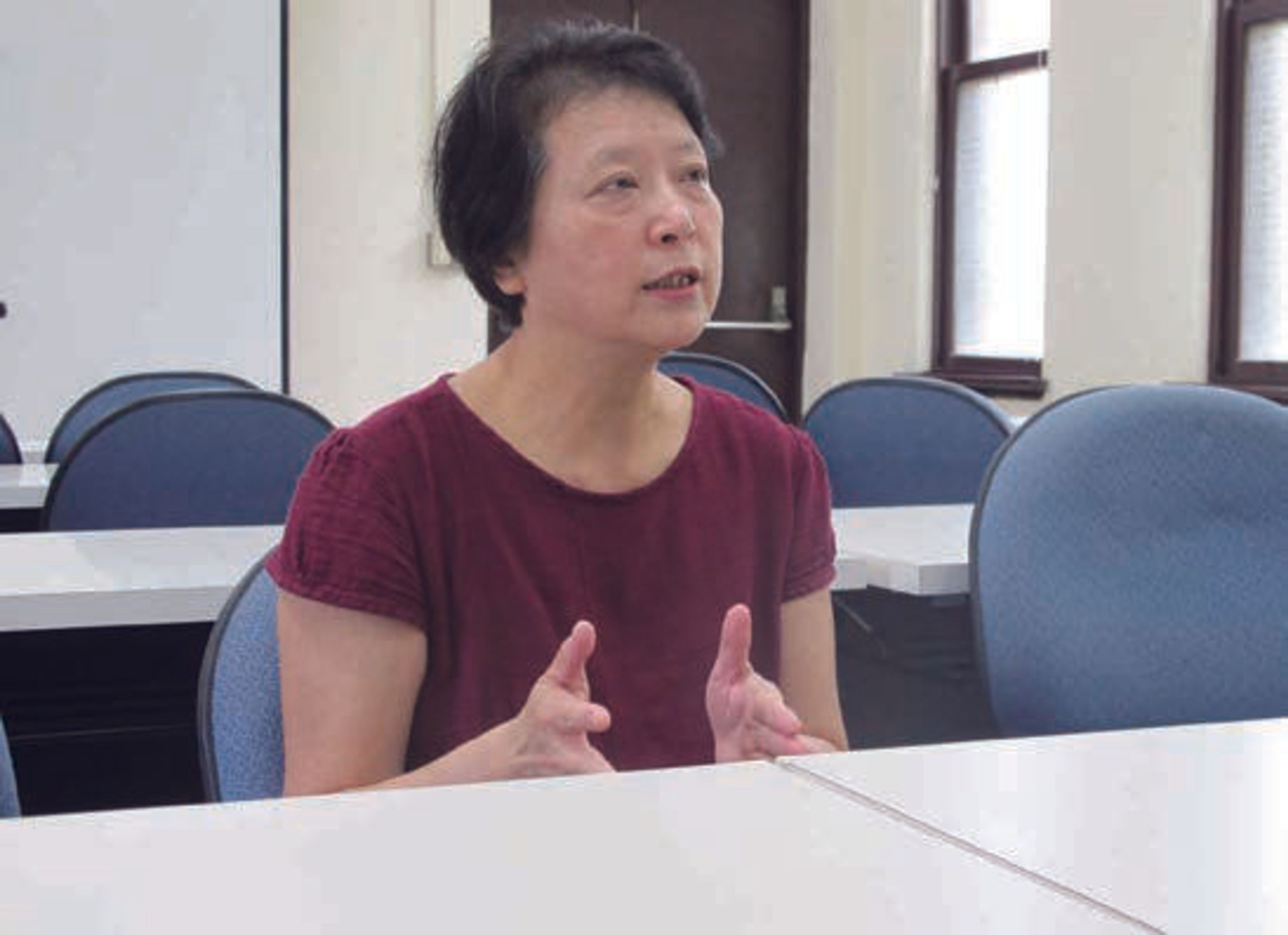 <p><span style="background-color: transparent;">胡老師分享博物館在地深化與向外連結的多元可能</span></p>