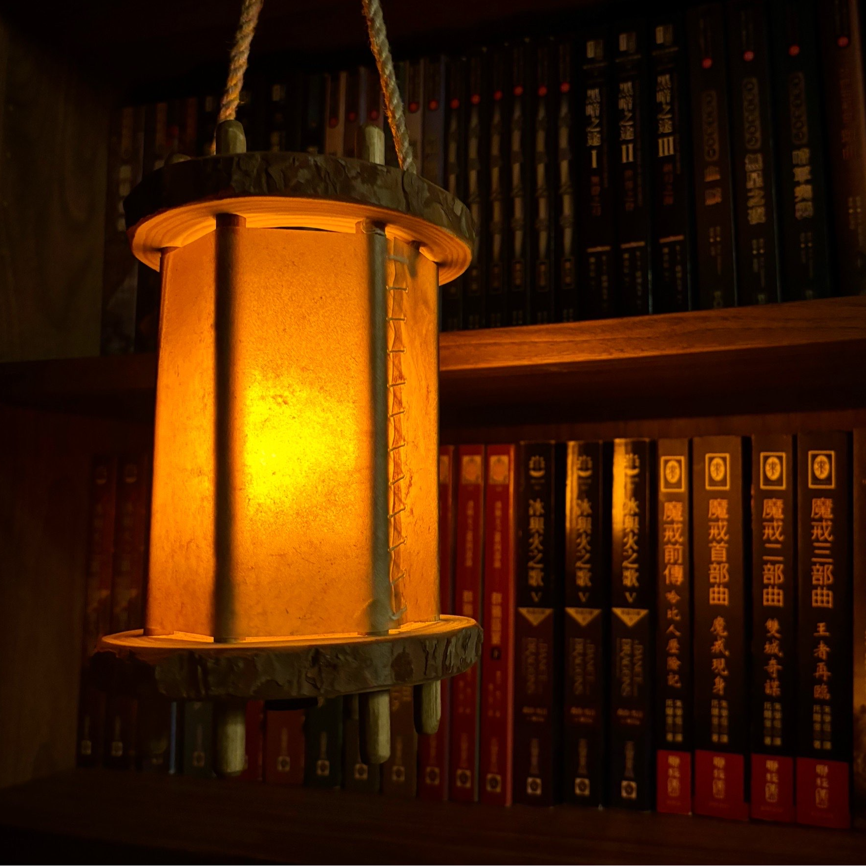 【中世紀手工木製燈籠】