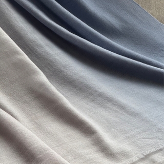 雲暮山嵐_手工純羊絨圍巾 (現貨)