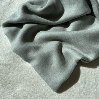 霧雨灰_手工純羊絨圍巾 (現貨)