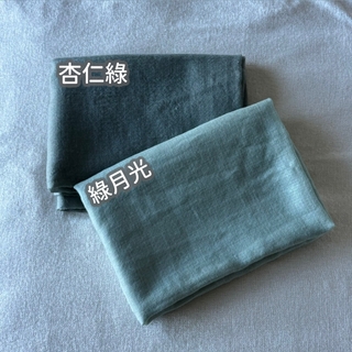 杏仁綠_手工純羊絨圍巾 (少量現貨)