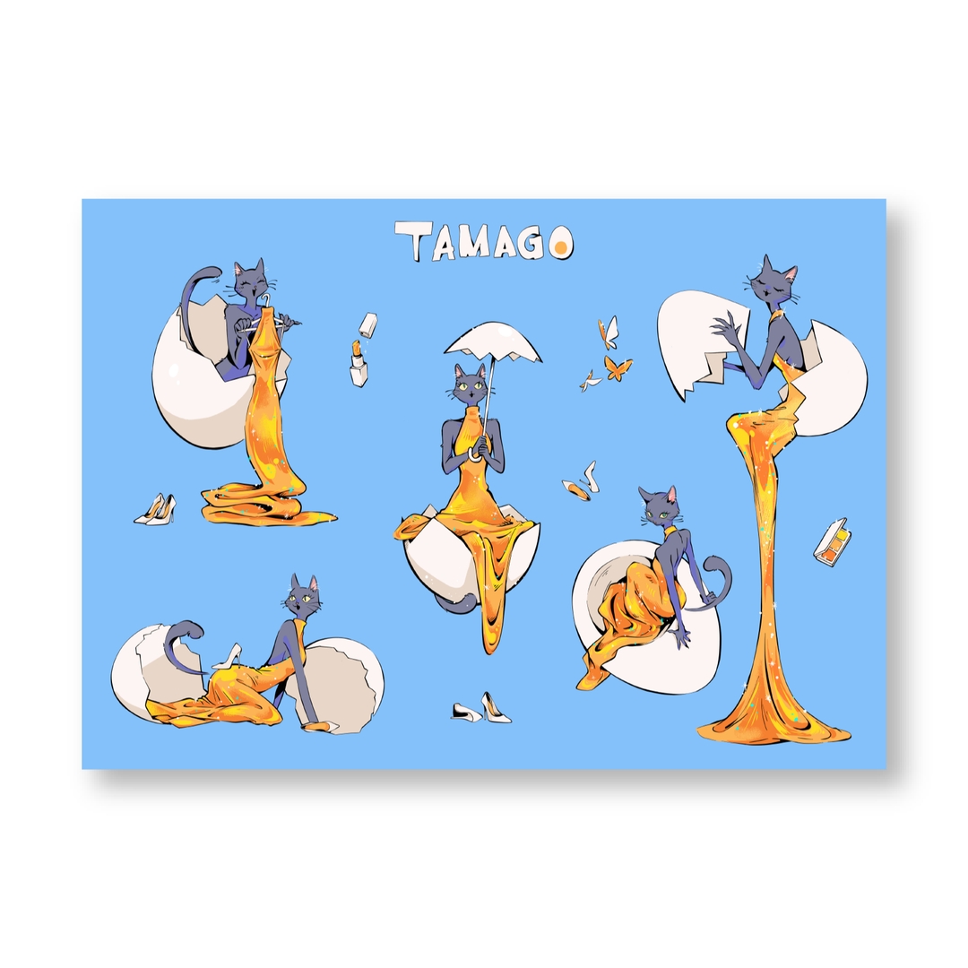 麗莎TAMAGO公主-圖鑑貼紙