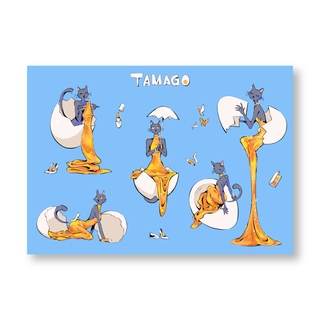 麗莎TAMAGO公主-圖鑑貼紙