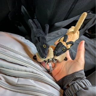 手工老鼠狗布偶