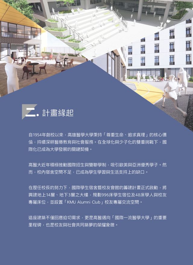 國際學生宿舍建設經費 | 高雄醫學大學線上捐款