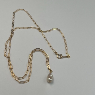 HERE DITAS PEARL NECKLACE K金單珠項鍊(預購)