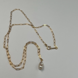 HERE DITAS PEARL DOUBLE NECKLACE 金項鍊組(現貨)