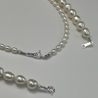 HERE DITAS PEARL DOUBLE NECKLACE 銀項鍊組(預購)