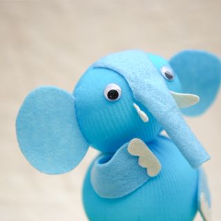 【 QQ動物執頭偶 】🐘大象款