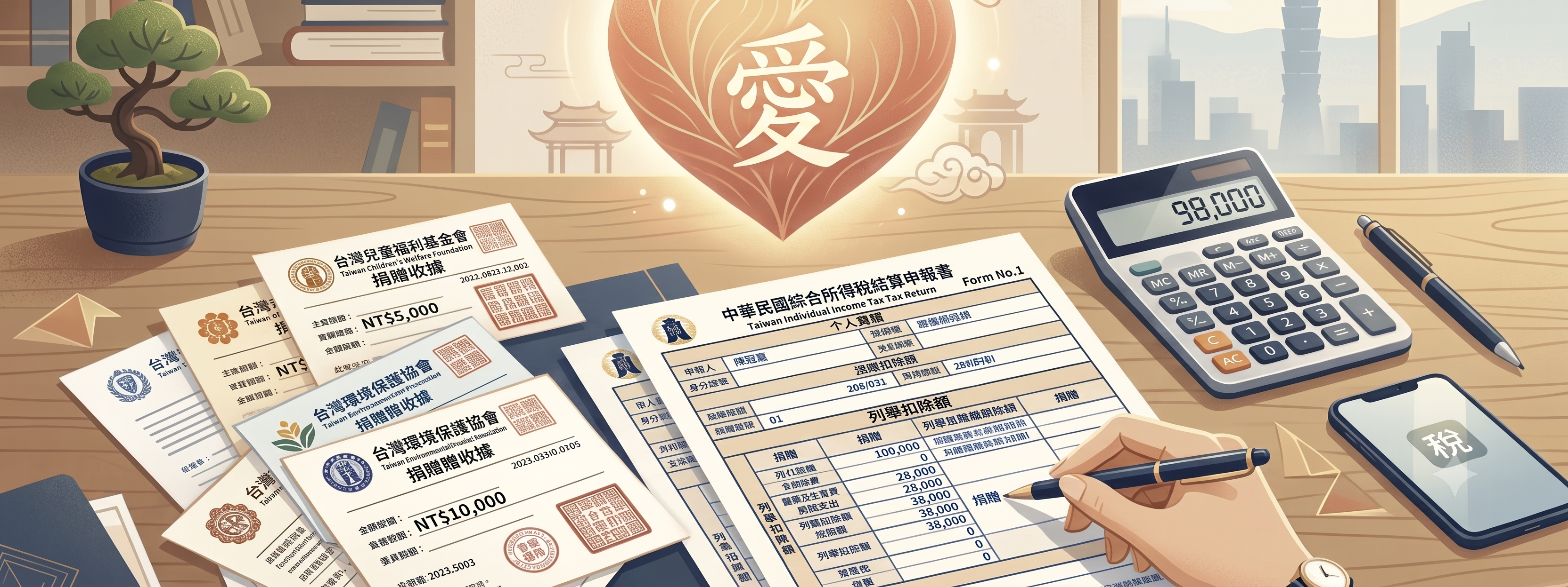 捐款抵稅完整指南:上限、試算與申報