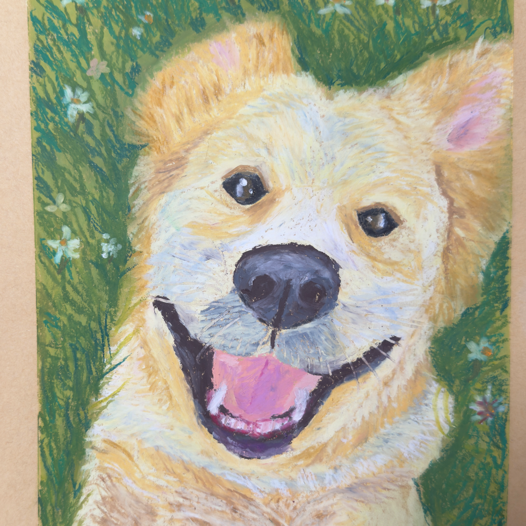 Golden Retriever 黃金獵犬 — Soul Portrait Digital Print