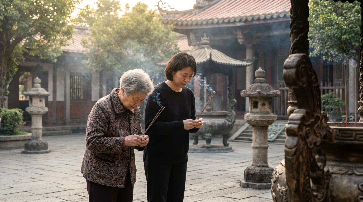 點燈是替家人許下一年的心願，線上登記只是把排隊的時間還給你。