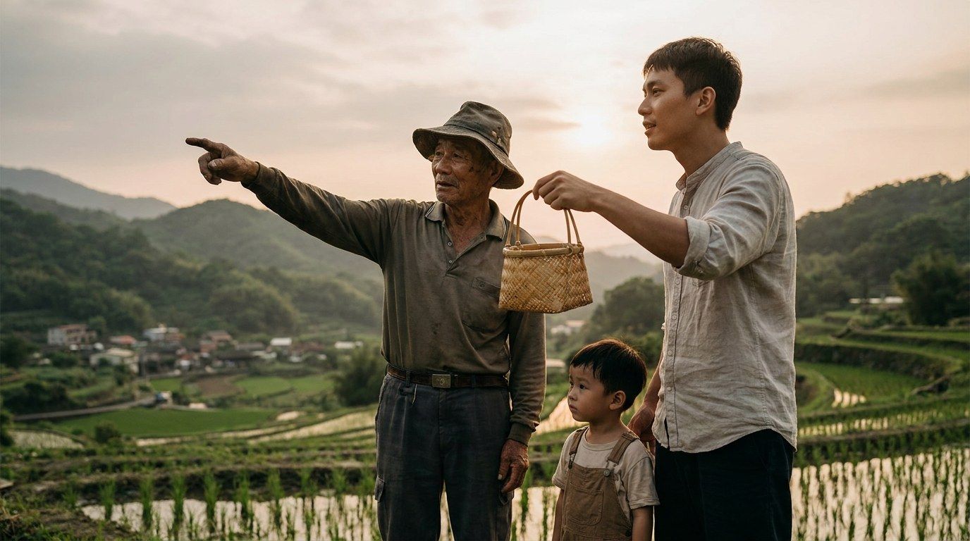 永續的地方創生是三代人的合作：長輩的土地記憶，青年的商業想像。