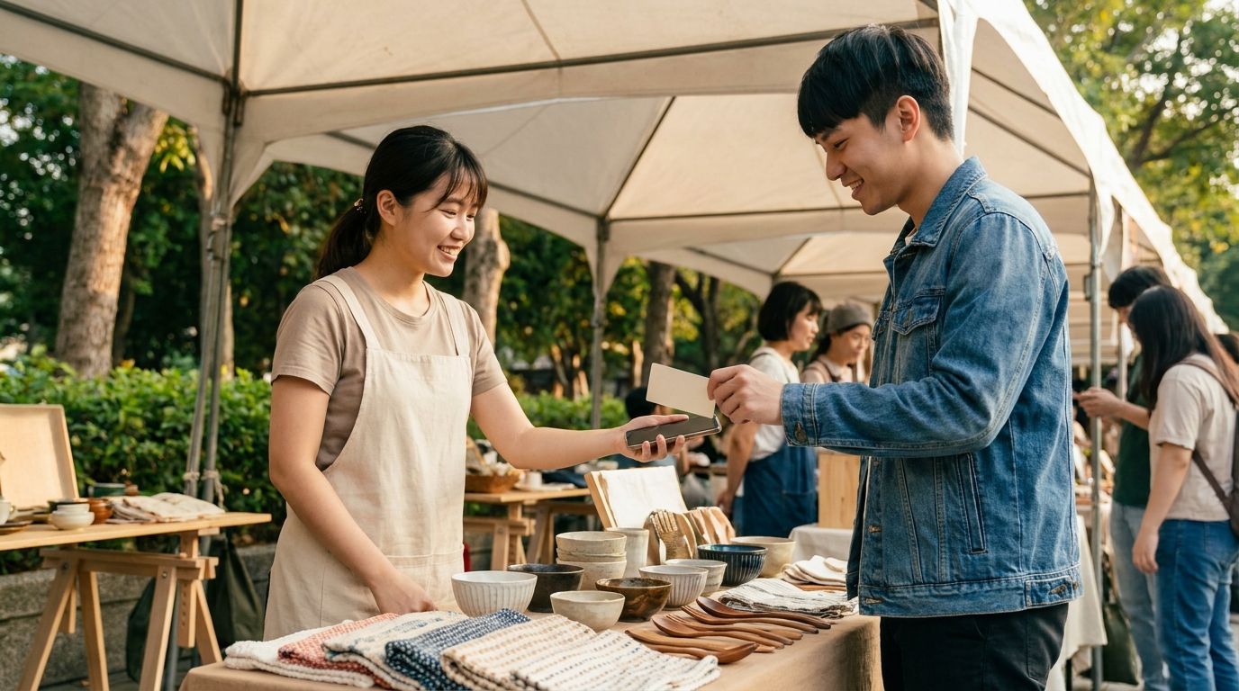 客人碰一下就付完款;收入帳最好的記法,就是不必再手記一次。